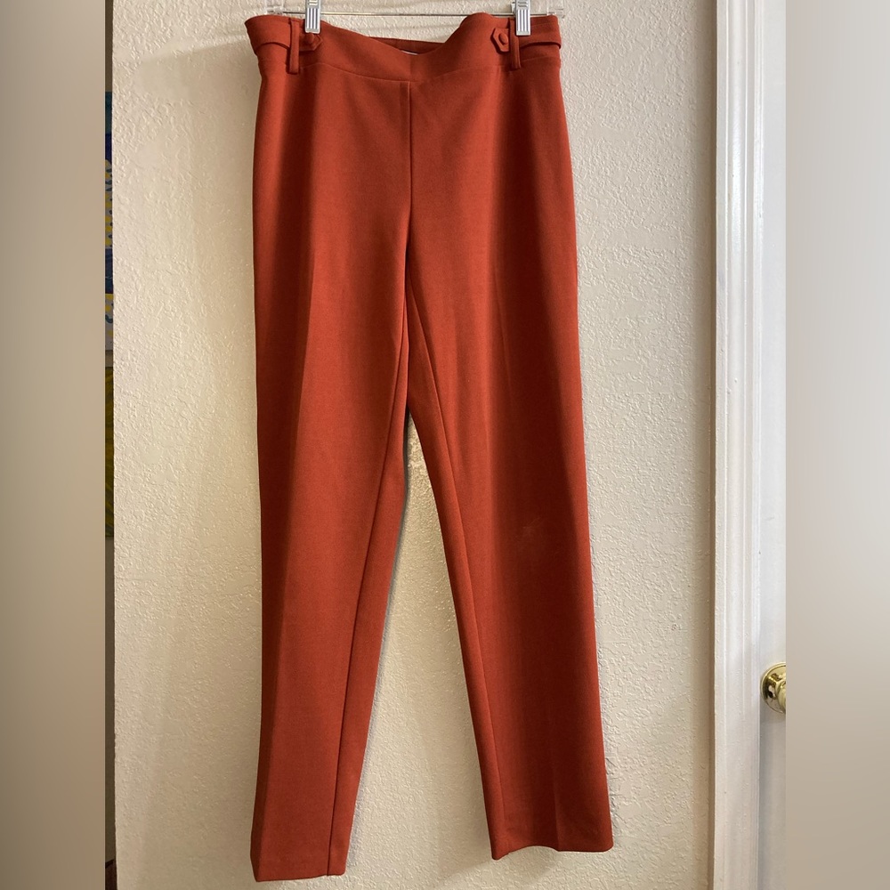 Orange capri pants